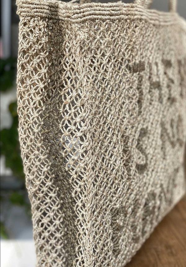 Rue Madam Beach Bag No Planet B L Nat