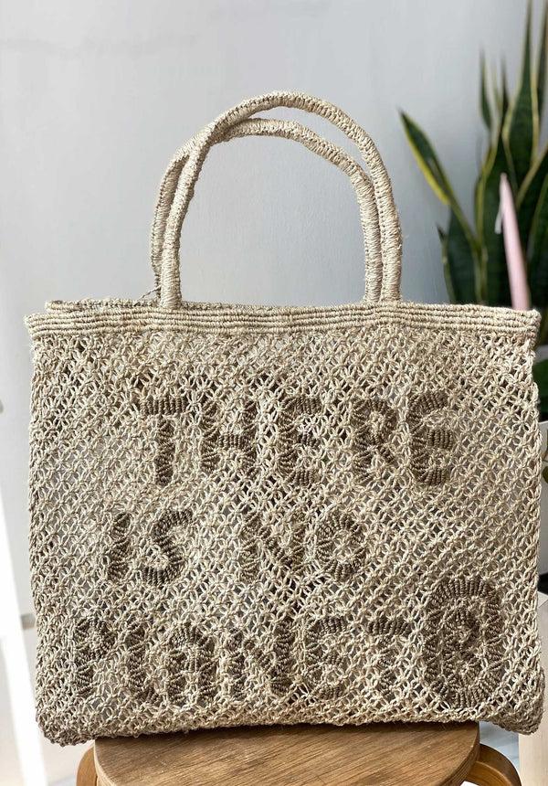 rue madam Beach Bag No Planet B L Nat