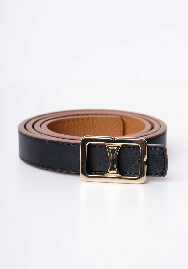 rue madam Belt 94898g Black-Havana