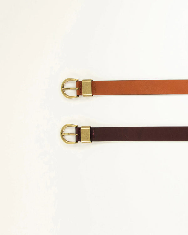 Rue Madam Belt Miloa Burgundy