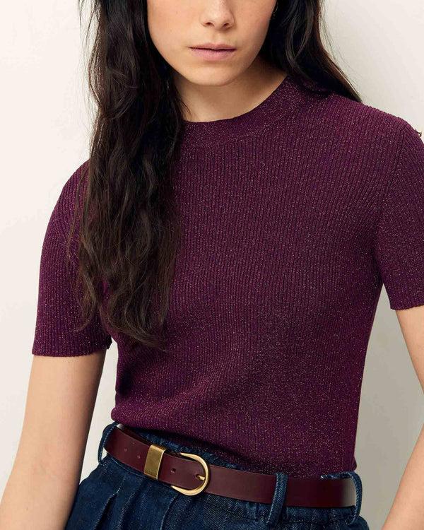 Rue Madam Belt Miloa Burgundy