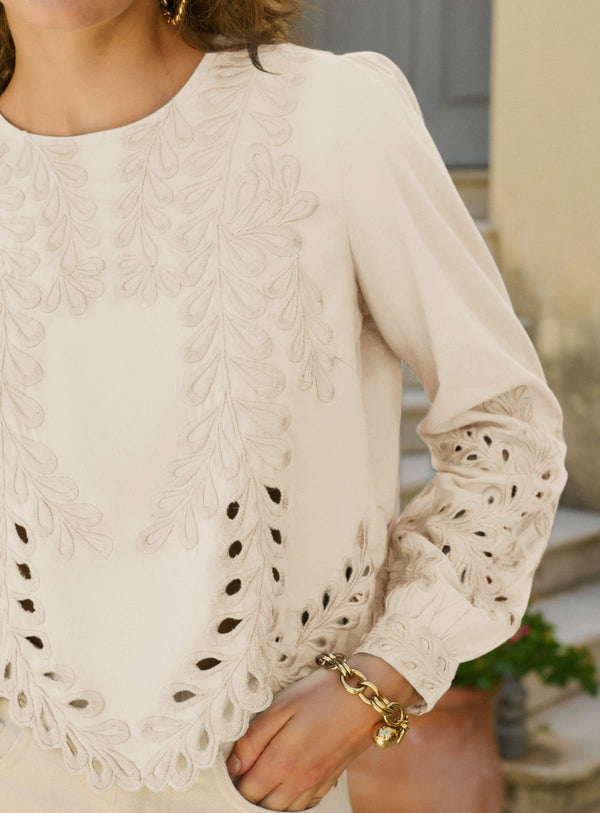 rue madam Blouse 225taylor Ecru