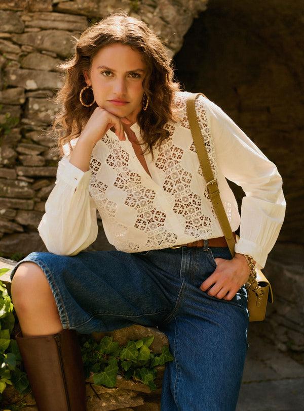 rue madam Blouse 225theophile Ecru