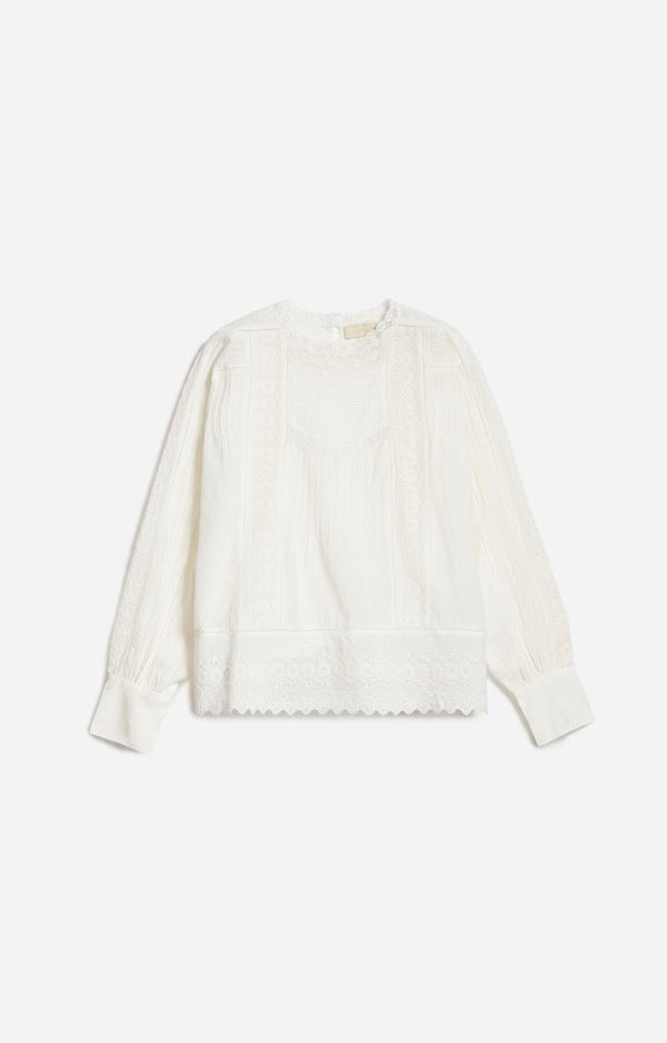 rue madam Blouse 2hva27-v09831 Blanc