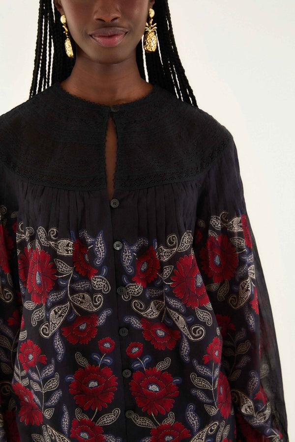 Rue Madam Blouse 339811 Valentina-Black