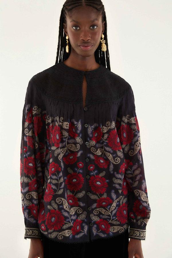 Rue Madam Blouse 339811 Valentina-Black