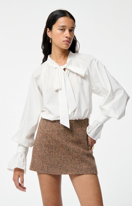 rue madam Blouse 4eva69-v09816 Ecru