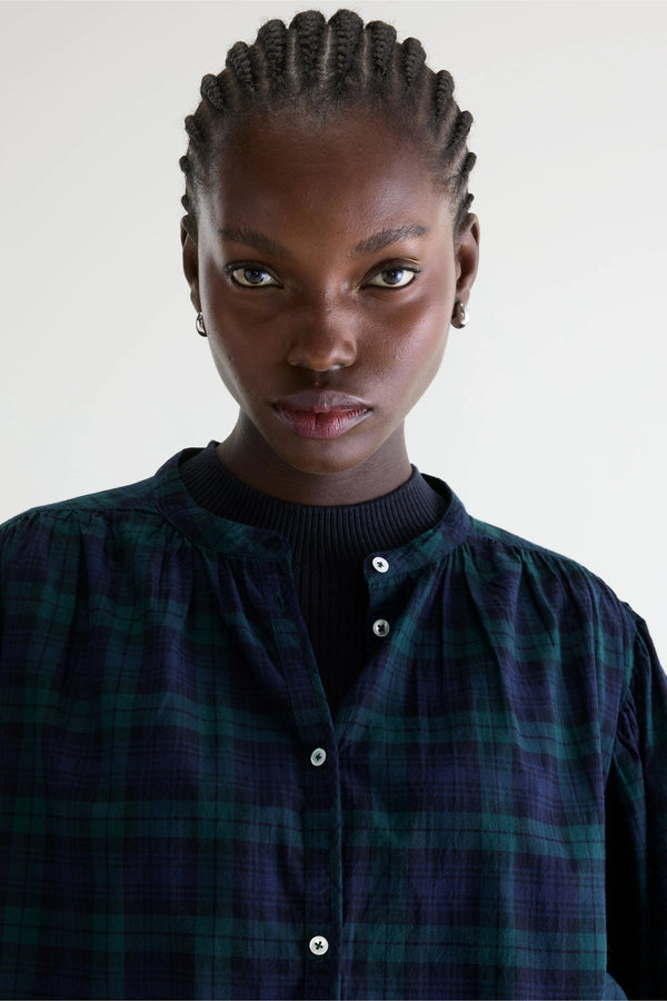 Rue Madam Blouse Cherry C1401 Check-A