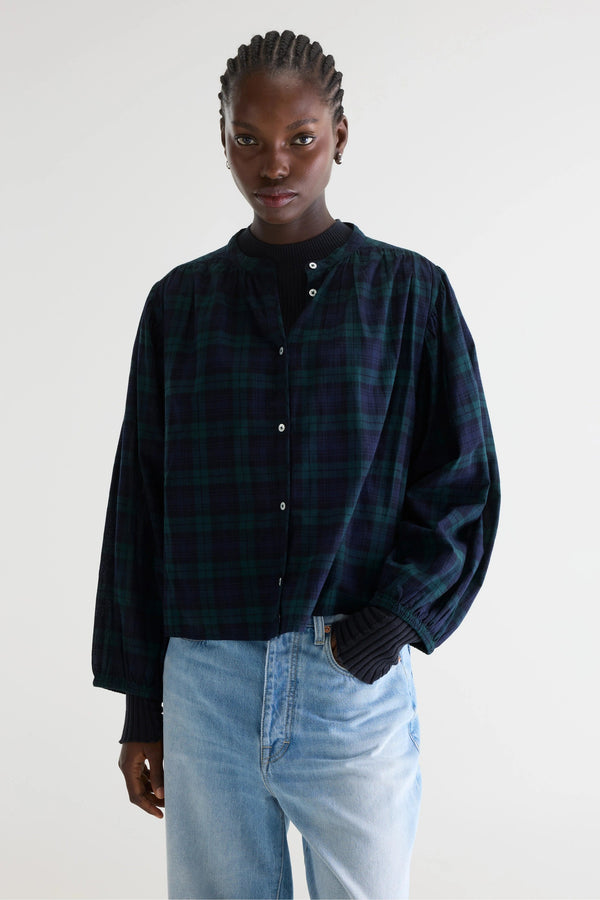 rue madam Blouse Cherry C1401 Check-A