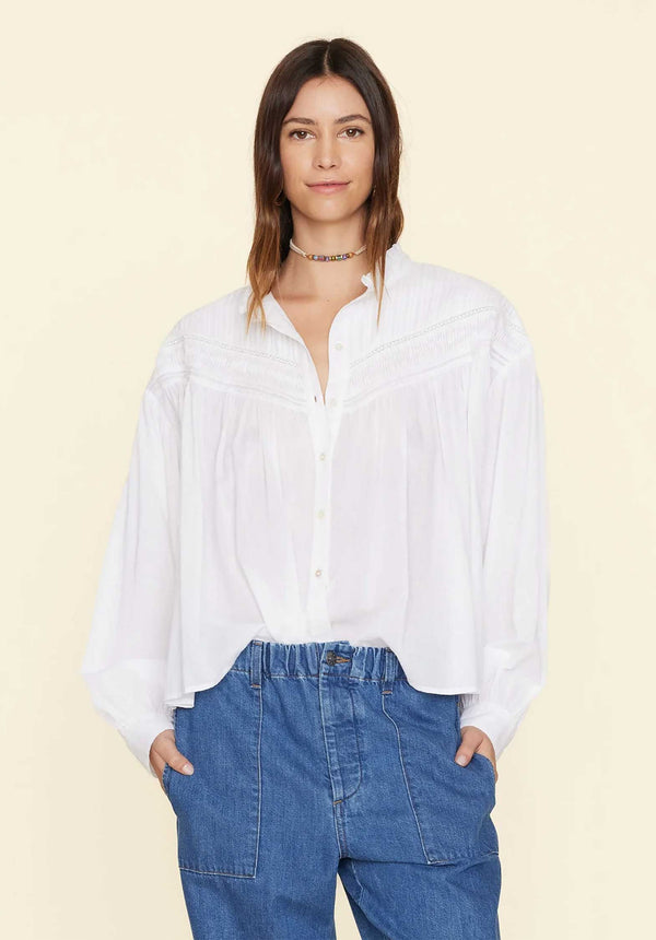 Rue Madam Blouse Clara Shirt White