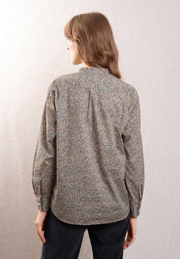 Rue Madam Blouse Cristal Bcck626 Green-Pink