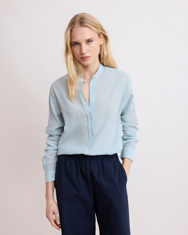 rue madam Blouse Cristal Bdcp610 36-Aqua