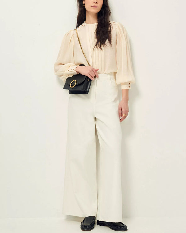 rue madam Blouse Daisy B Ivory