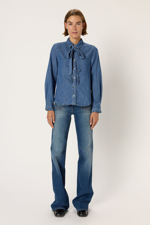 Rue Madam Blouse Dcc15c118 Blue