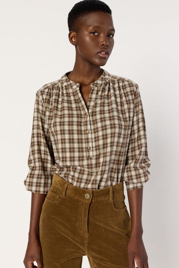 Rue Madam Blouse Dcc17c148 Brown