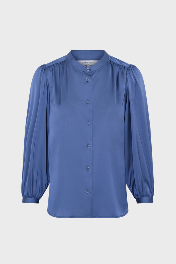 rue madam Blouse Dcc36c128 Blue