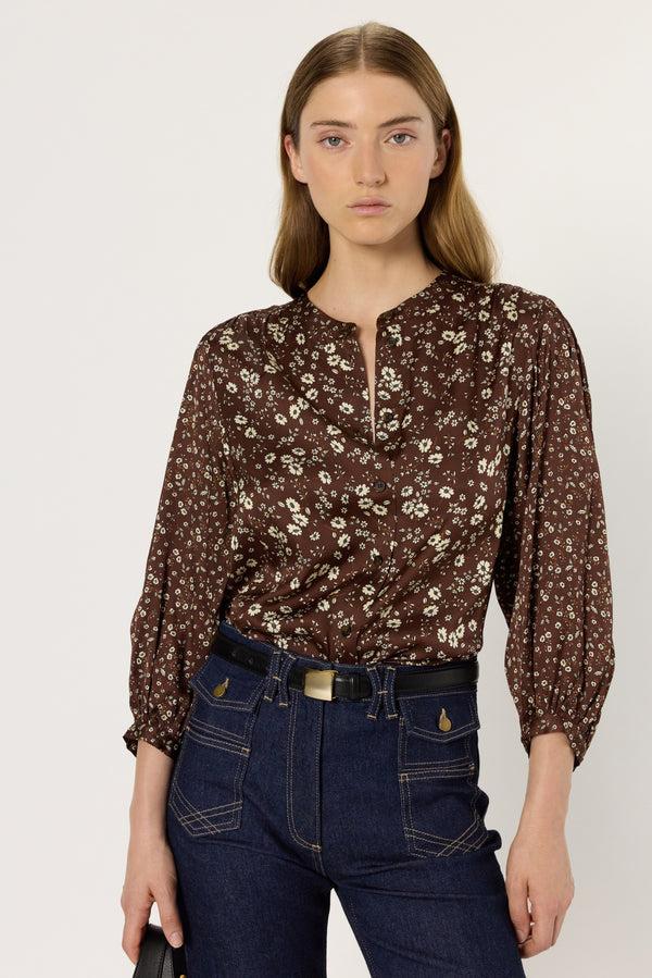 Rue Madam Blouse Dcc36c176 Brown