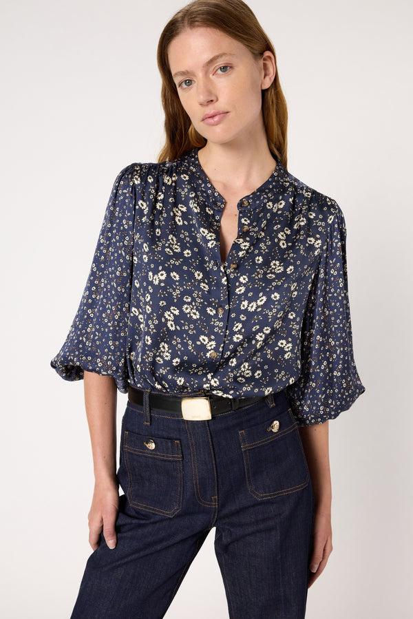 Rue Madam Blouse Dcc36c176 Navy