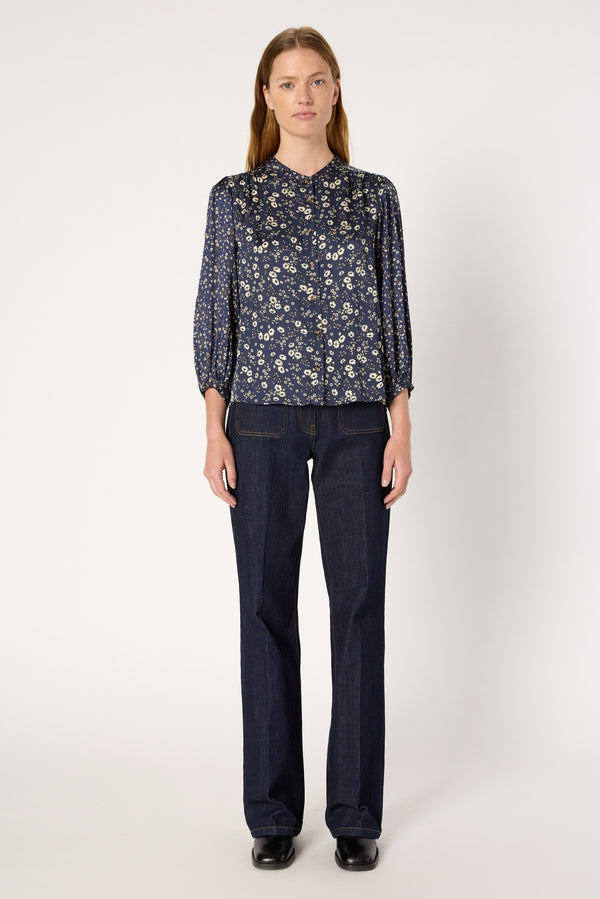 Rue Madam Blouse Dcc36c176 Navy