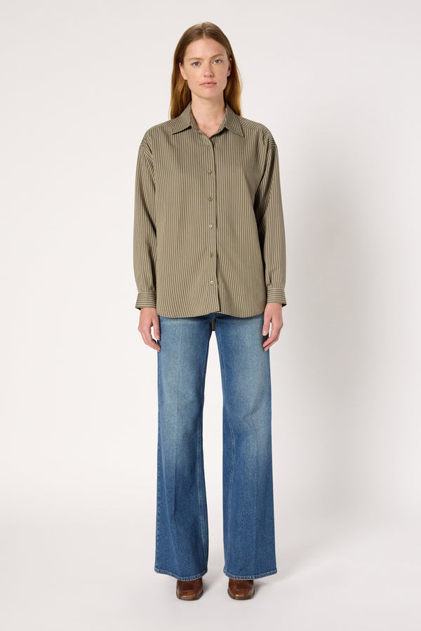 Rue Madam Blouse Dcc51c143 Khaki-Green