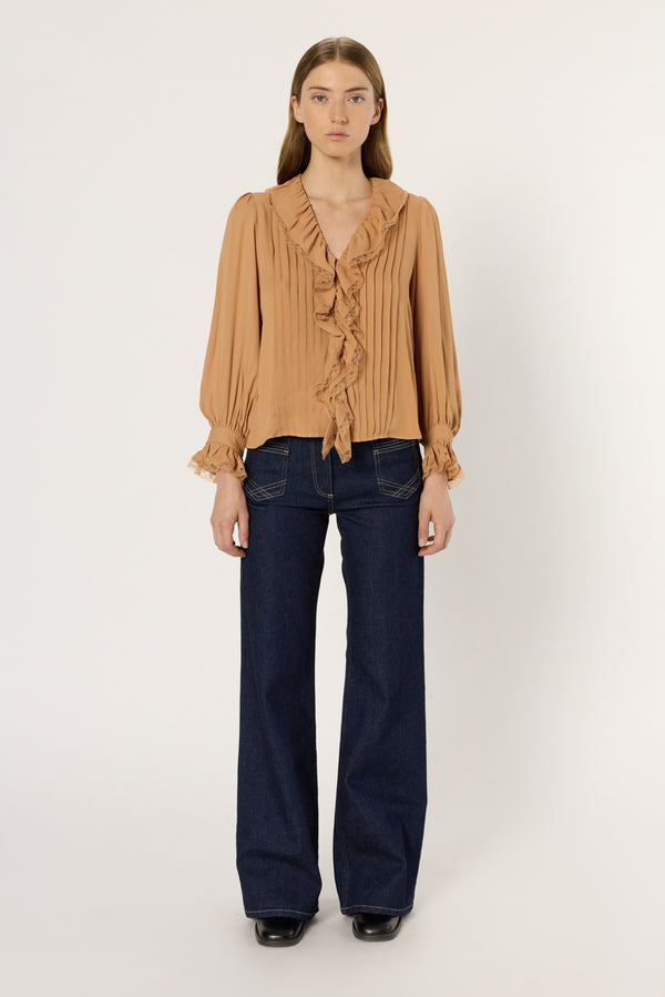 Rue Madam Blouse Dcc66c332 Apricot