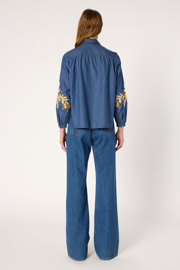 Rue Madam Blouse Dcc74c119 Blue