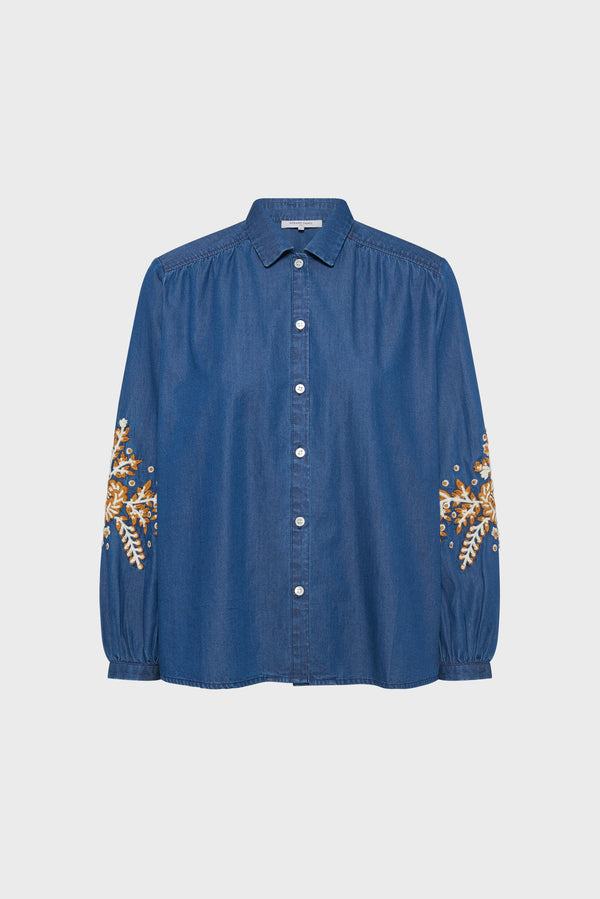 rue madam Blouse Dcc74c119 Blue