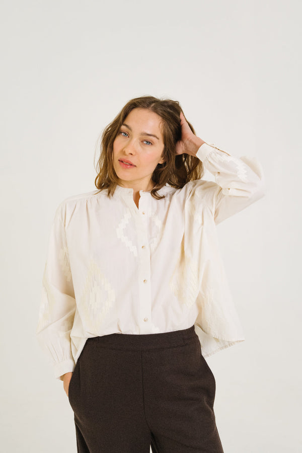 Rue Madam Blouse Ella Astra Ecru