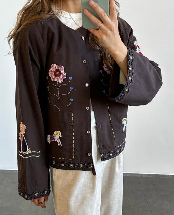 Rue Madam Blouse Emmy Shirt Fudge