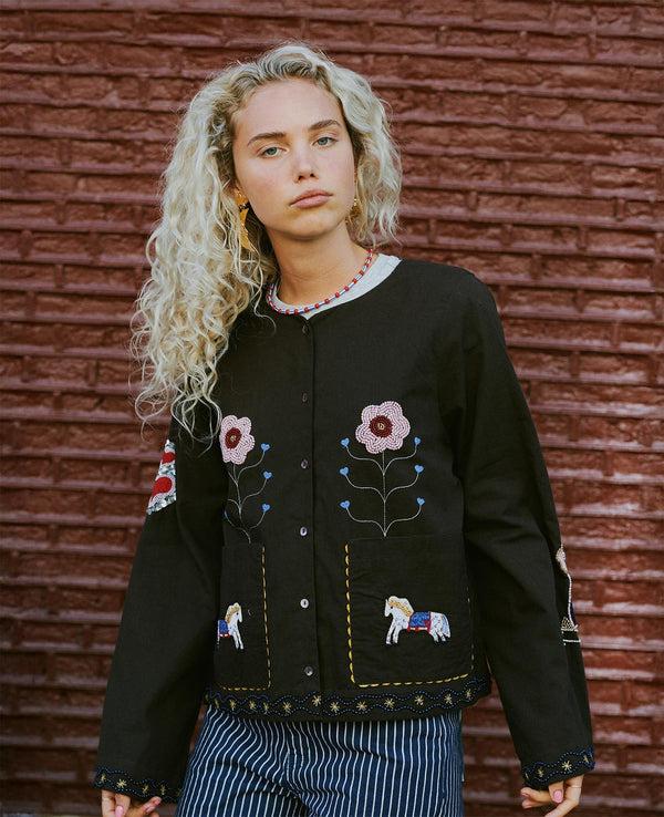 rue madam Blouse Emmy Shirt Fudge