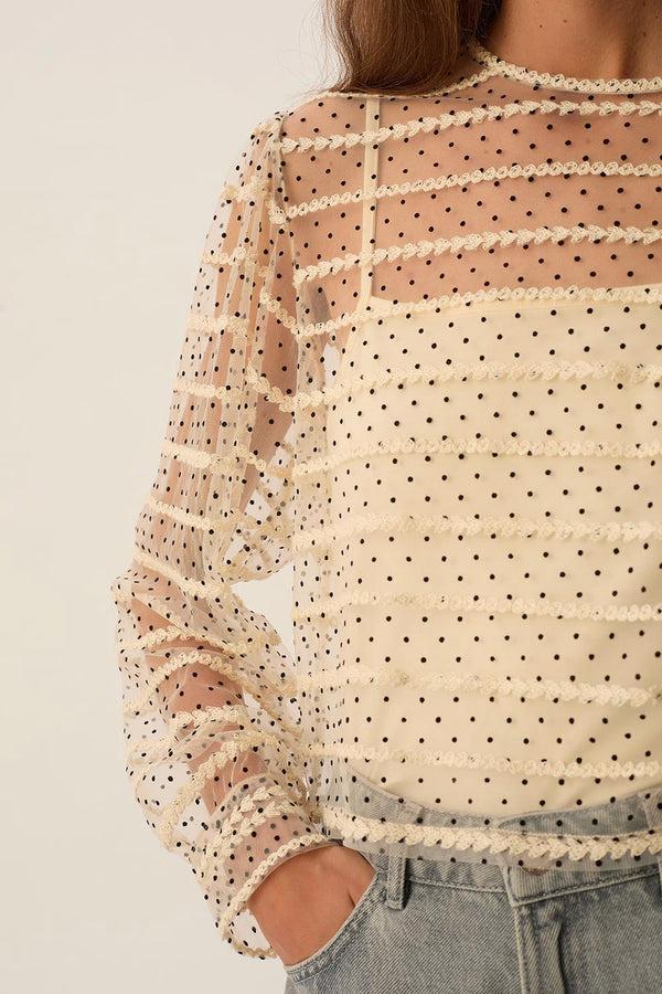 Rue Madam Blouse Gabrielle Creme