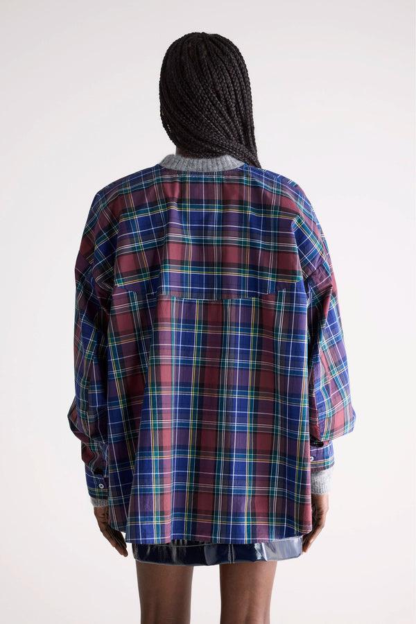 Rue Madam Blouse Galatea C1205 Check-B