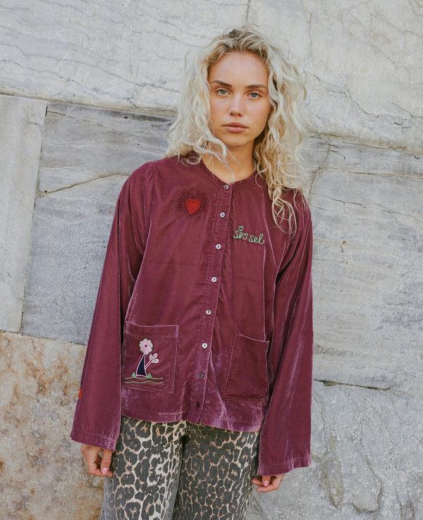 rue madam Blouse Hope Shirt Old-Rose