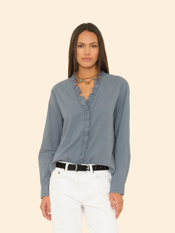 rue madam Blouse Kayde Shirt Steely-Blue