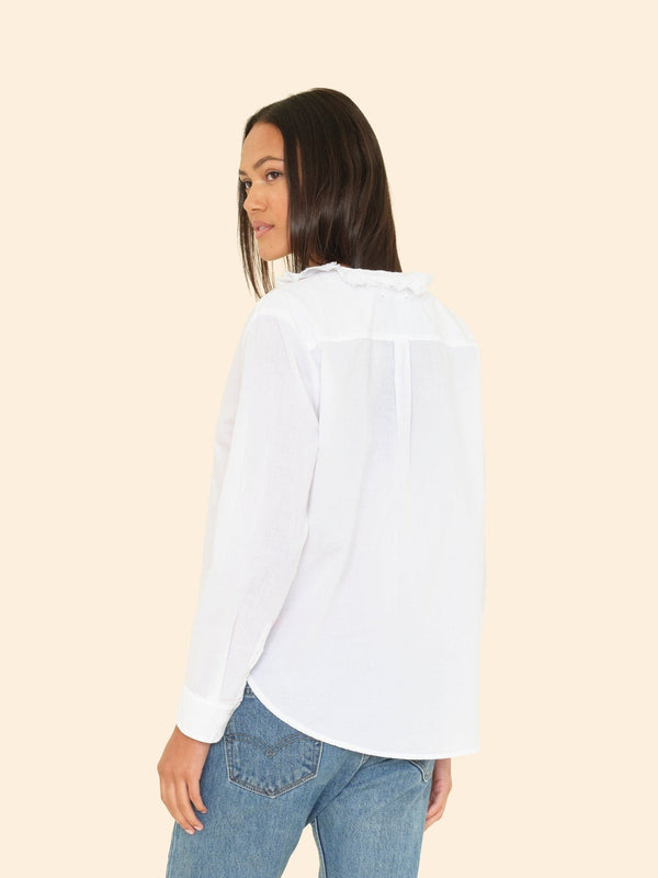 Rue Madam Blouse Kayde Shirt White