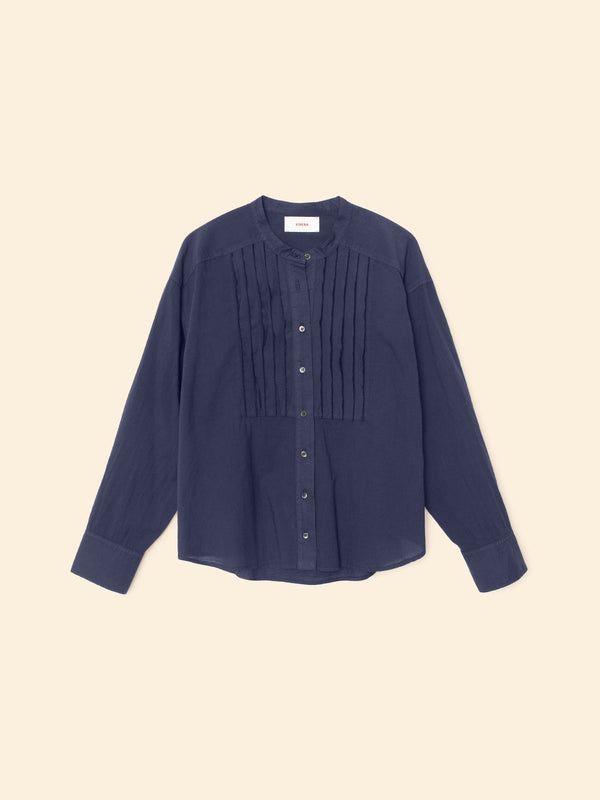 Rue Madam Blouse Miranda Shirt Navy