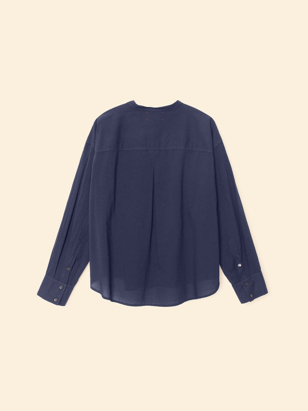 Rue Madam Blouse Miranda Shirt Navy