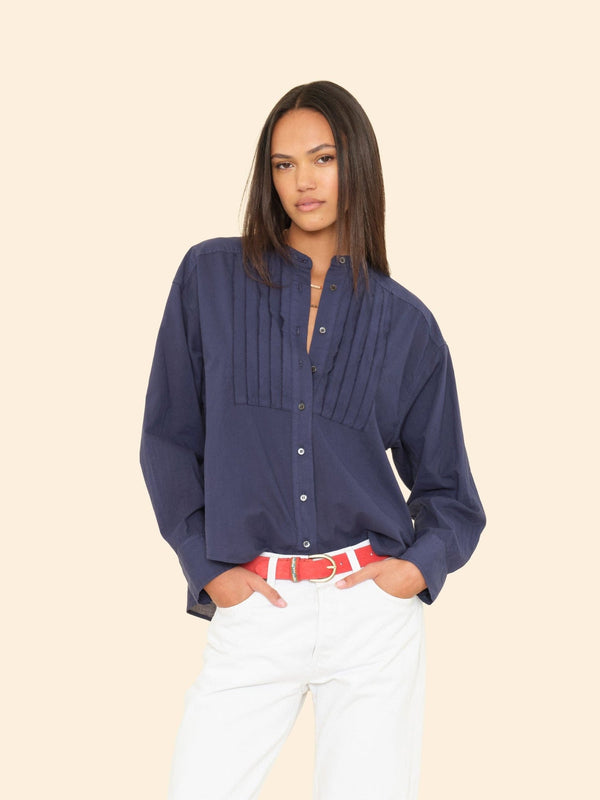 rue madam Blouse Miranda Shirt Navy