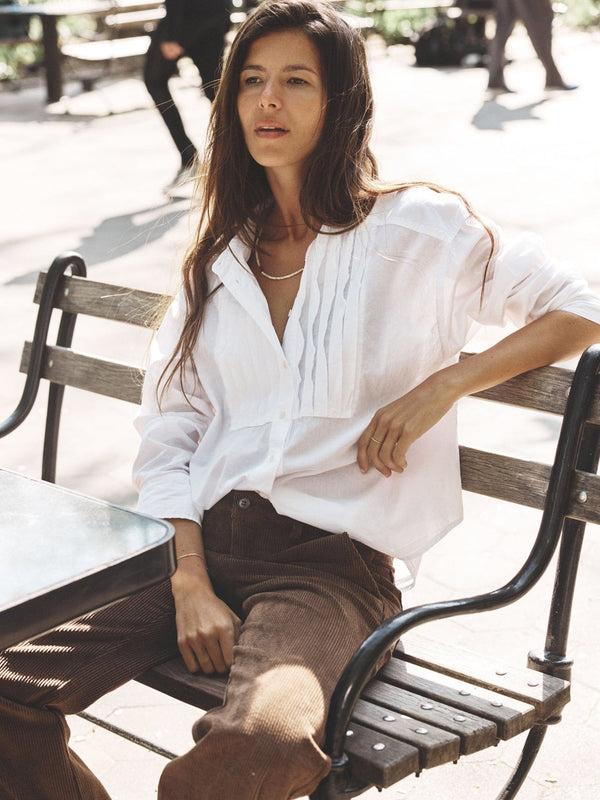 Rue Madam Blouse Miranda Shirt White