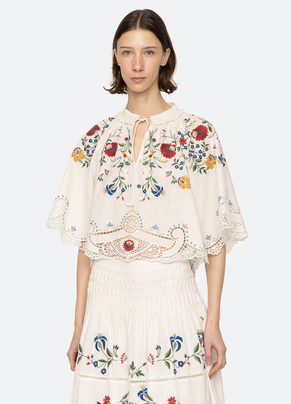 Rue Madam Blouse Pf25-044 Cream