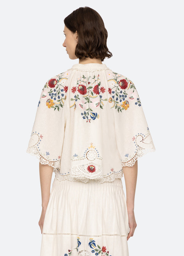 Rue Madam Blouse Pf25-044 Cream