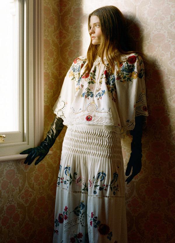 rue madam Blouse Pf25-044 Cream