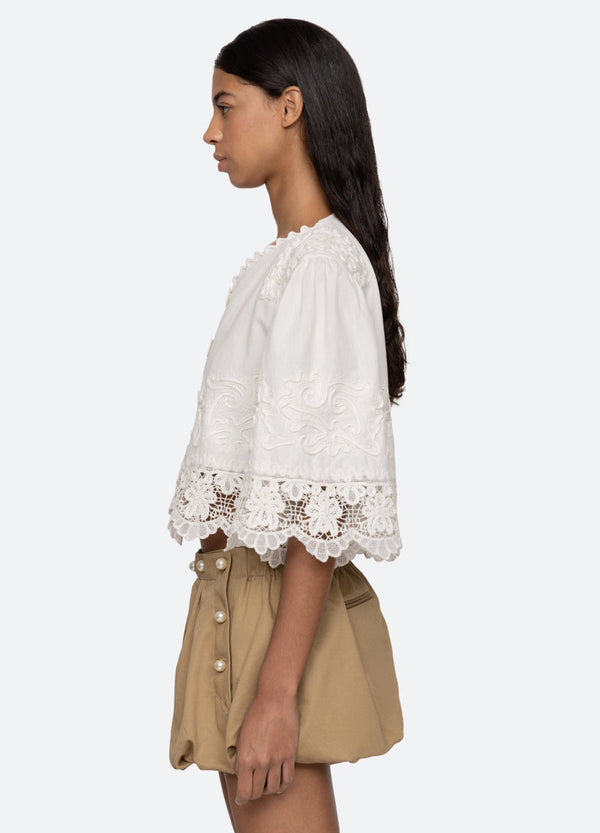 Rue Madam Blouse Pf25-055 White