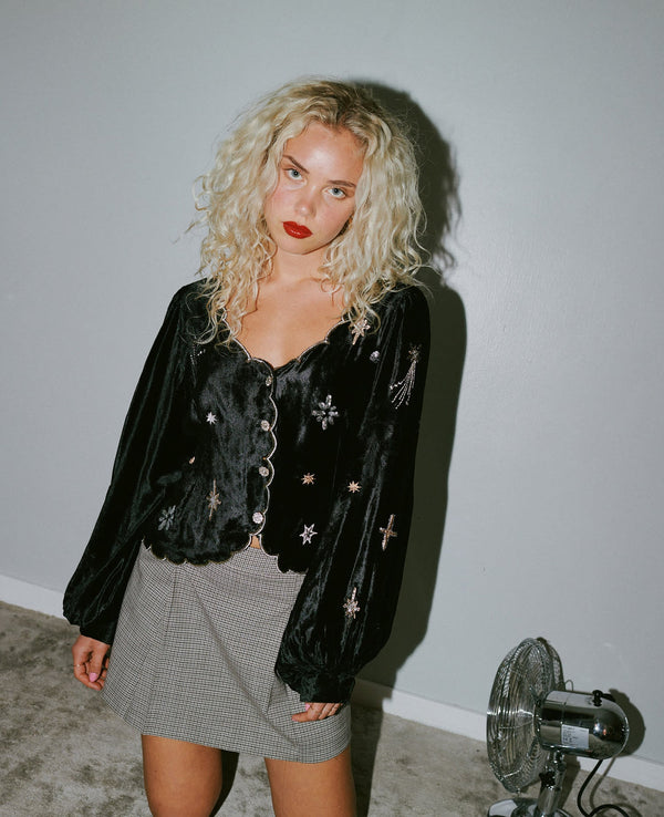 Rue Madam Blouse Phoebe Top Black