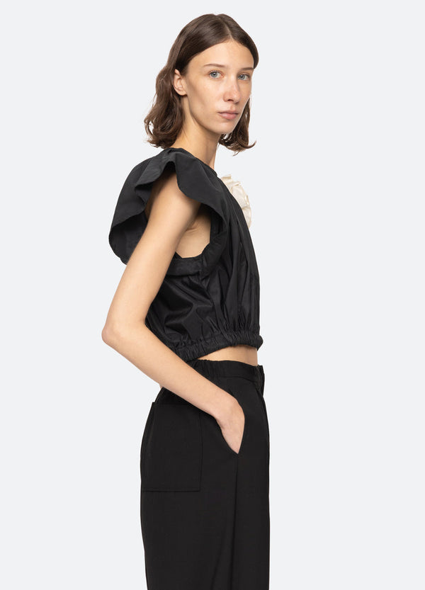 Rue Madam Blouse Rs26-028 Black