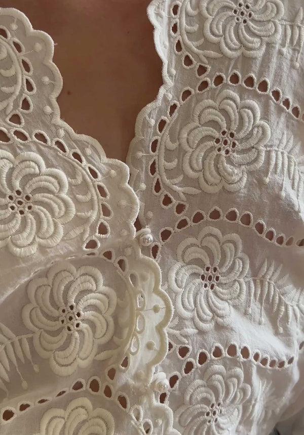 Rue Madam Blouse Tara Ecru