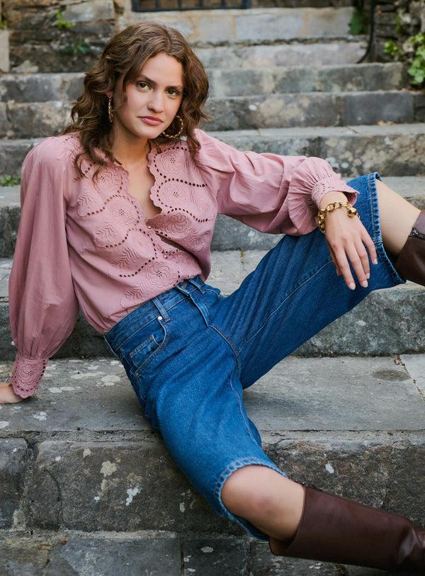 Rue Madam Blouse Tara Woodrose