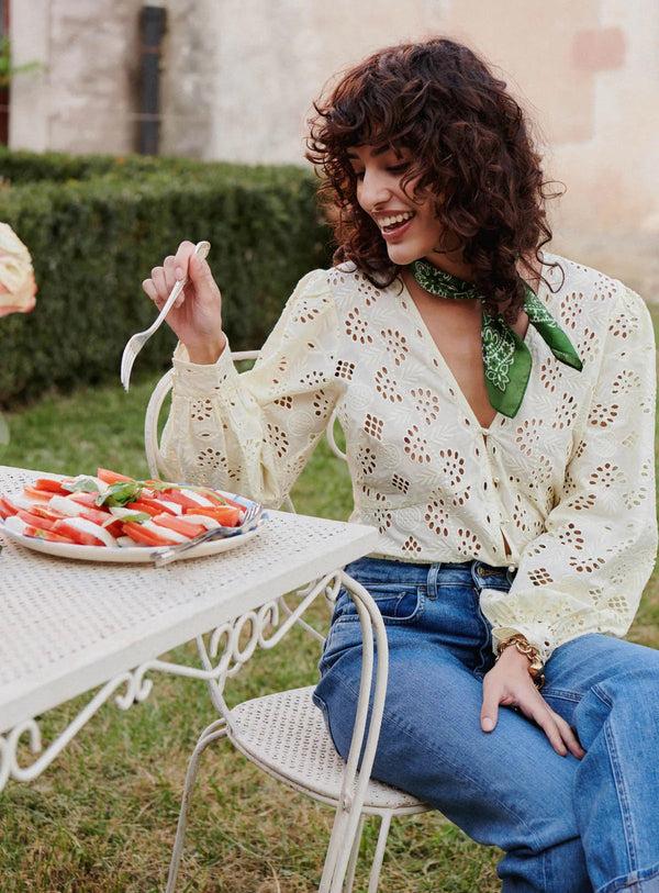 Rue Madam Blouse Theodora Ecru