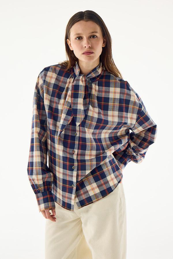 Rue Madam Blouse Tom-no Navy