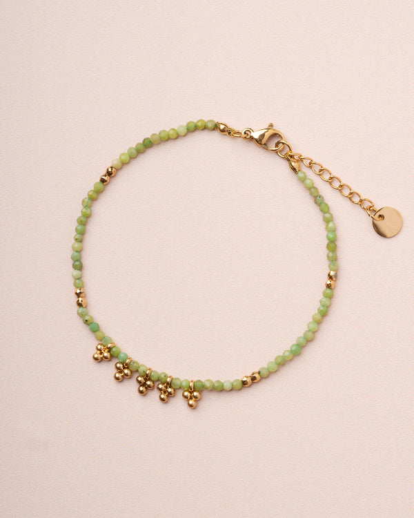 rue madam Bracelet Akar Stone Brace Olive-Green